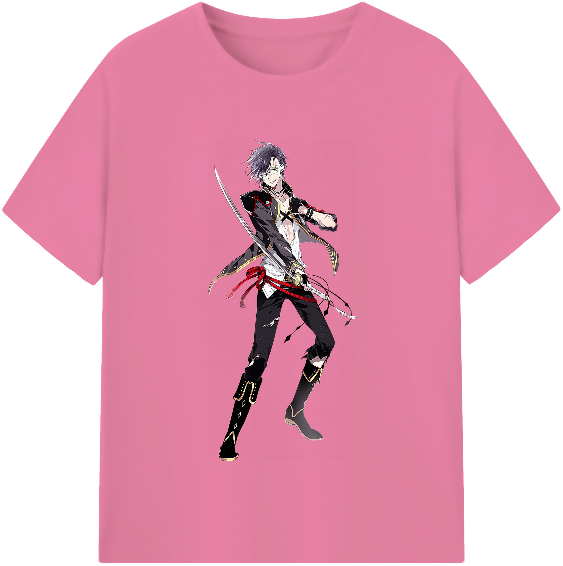 （画像用） 刀剣乱舞 Touken Ranbu 綿100％半袖Tシャツ（フロントプリント）